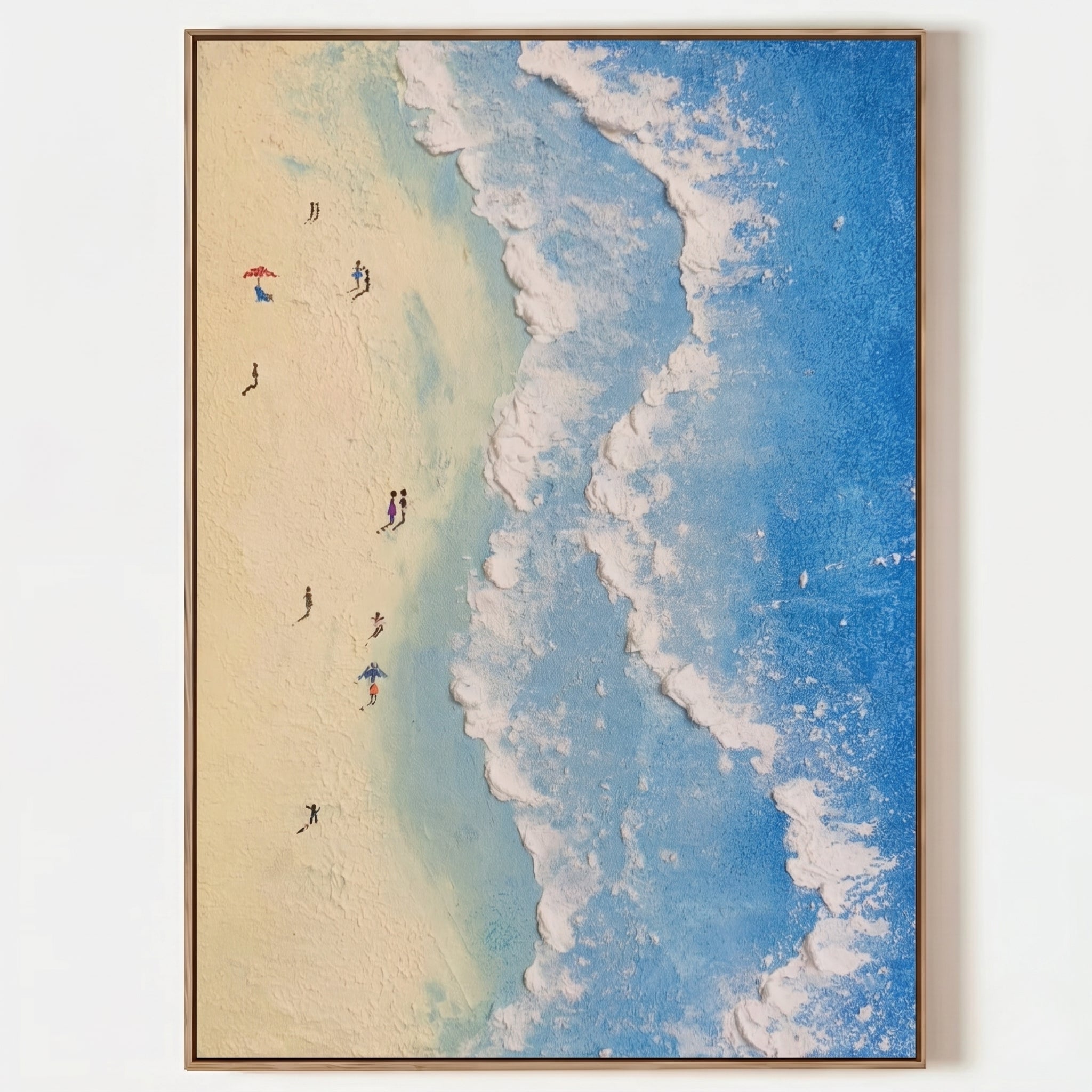 3D Heavy Texture Ocean Scenery Painting CZ0176 - Viral Wall Art